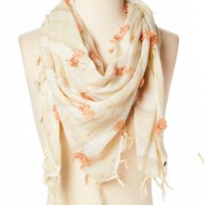 Textured Plaid Square Scarf